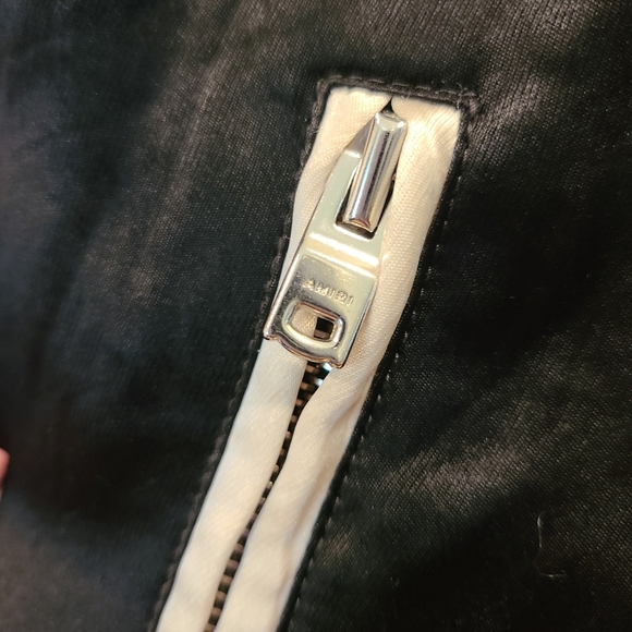 Amiri Black & Gray Satin Bomber Jacket - Picture 8 of 14